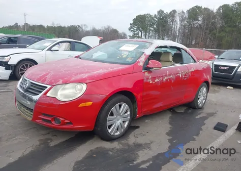 2009 Volkswagen Eos Komfort из США, поврежденный, VIN WVWBA71F89V015945